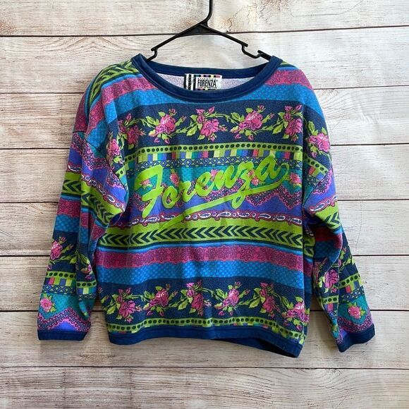 VINTAGE FORENZA SPELL OUT SWEATSHIRT‎ - Picture 1 of 5